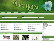 Tablet Screenshot of guide-floral.com